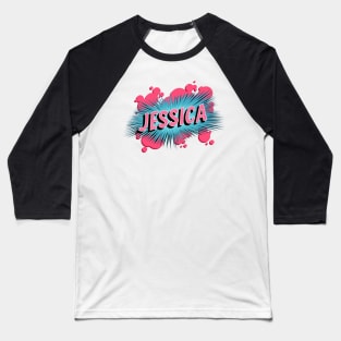 Jessica, Friendship, Classmate, Funny, Gift, Odd Baseball T-Shirt